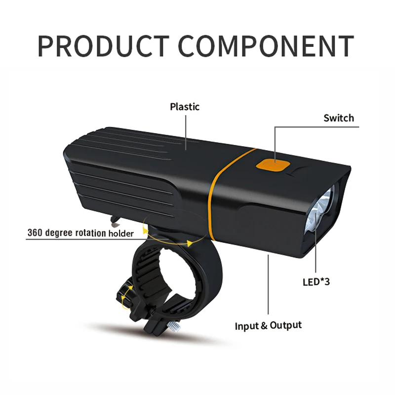 Perfect Waterproof T6 LED Front Bike Headlight 3 Modes USB Rechargeable Bicycle Light Power Bank Function Built-in Batteries Torch 9 Perfect Waterproof T6 LED Front Bike Headlight 3 Modes USB Rechargeable Bicycle Light Power Bank Function Built-in Batteries Torch 9