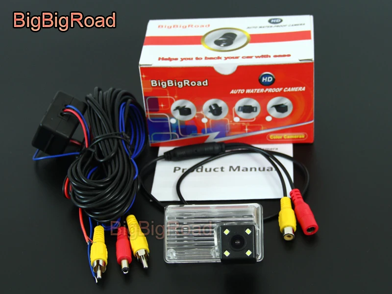 BigBigRoad Car Rear View Backup CCD Camera For Toyota Blade Auris MK1 E150 2006 2007 2008 2009 2010 2011 2012 Allion Premio  (4)