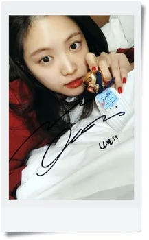 

signed APINK Son Na Eun autographed original photo 6 inches freeshipping 062017 01