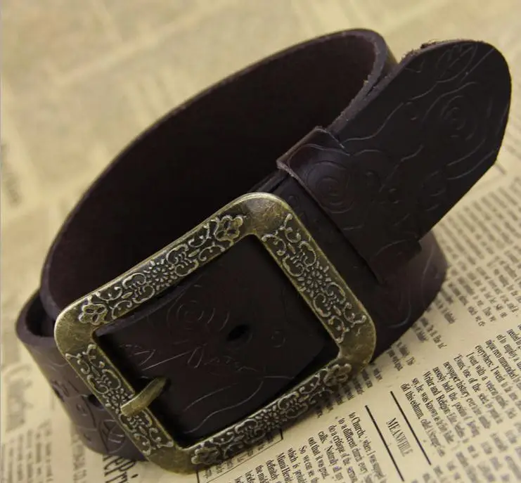 Hot selling!High quality metal genuine leather Cowskin pin buckle ...