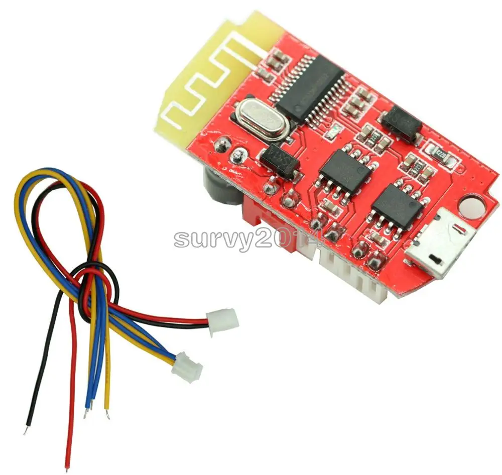 Плата цифрового усилителя звука Micro USB 3 7 в 5 В Вт двойная плата DIY Bluetooth динамик