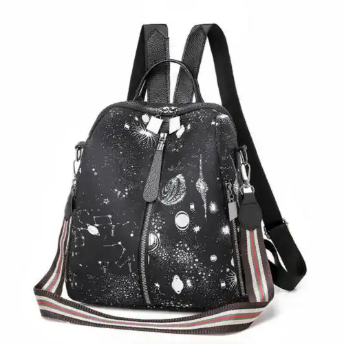 womens black rucksack uk