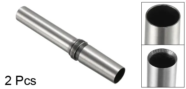 Uxcell 2 шт. 2,5-10 мм x 65-75 мм полое сверло для бумаги, для конического хвостовика перфоратора, перфоратор, сверлильный инструмент, электрическая дрель - Цвет: 10mmx75mm