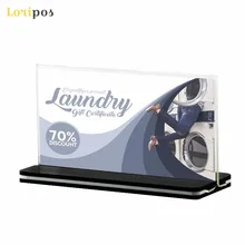 10*15 см, 20 шт. акриловая этикетка Настольный держатель сгинь рамочный держатель этикеток Рекламный Плакат рамка для фотографий ценник/дата/неделя/стенд