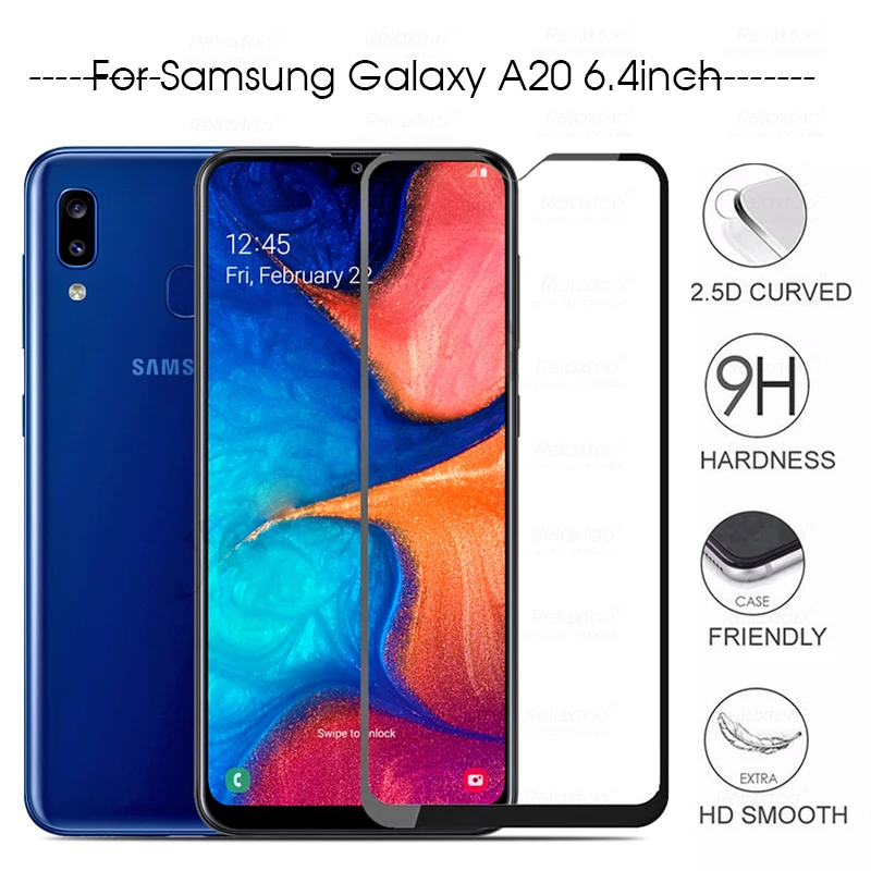 

Protective Glass On The For Samsung Galaxy A20 SM-A205F/DS Screen Protector Glass For Samsung Galaxy A20e SM-A202F/DS Phone Film