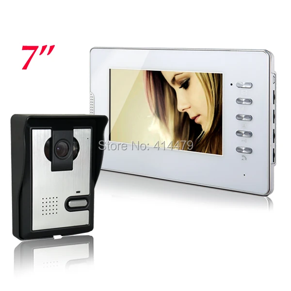 

Wired 7 inch HD LCD Home Apartment Video Door Phone intercom Night Vision Home Security Doorphone Camera