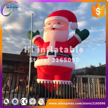 

10m high Hot Selling Giant Christmas Inflatable Santa Claus