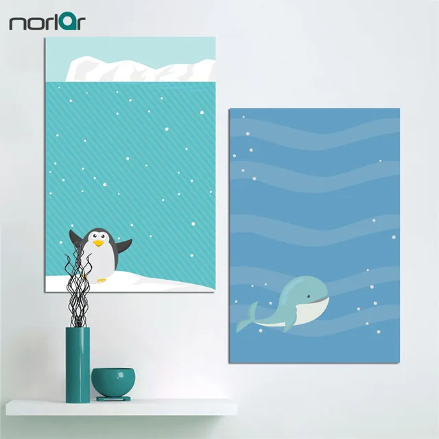 Whale Wall Art aliexpress : buy hd printed on canvas modern nordic kawaii Whale Wall Art aliexpress : buy hd printed on canvas modern nordic kawaii