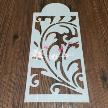 

1PC Beautiful vintage spray totem Shaped Reusable Stencil Airbrush Painting Art DIY Home Decor Scrap booking Album Crafts