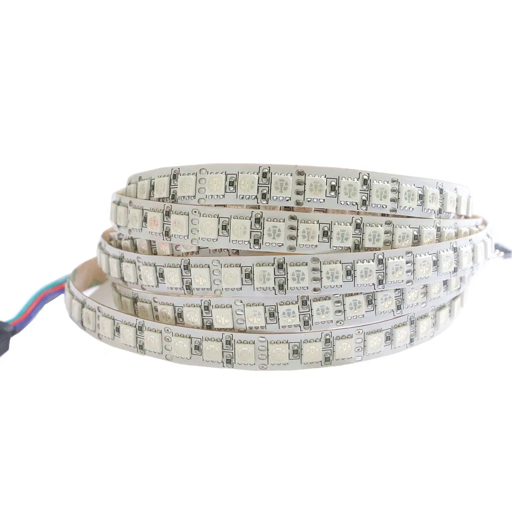 Светодиодная лента 5050 DC12V 120 светодиодов/м гибкая светодиодная RGB Холодный/теплый