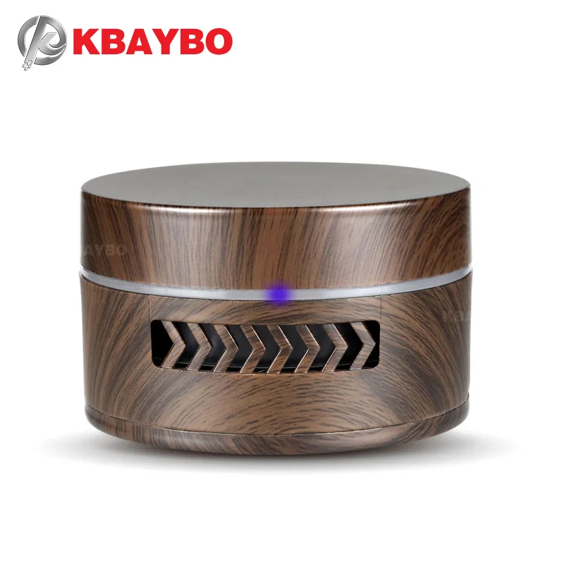 

KBAYBO Mini Aroma Diffuser Fragrance Air Purifier Essential Oil Diffuser Wood Grain Replaceable Battery Air Cleaner in Car Home