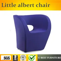 U-BEST стул из стекловолокна Маленький Альберт дополнительные цвета и глянцевая отделка для гостиной мебели, стул для отдыха в отеле