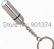 

Silver Chrome BULLET Cigar Cutter / Punch w/Keyring ,31pcs/lot-free shipping