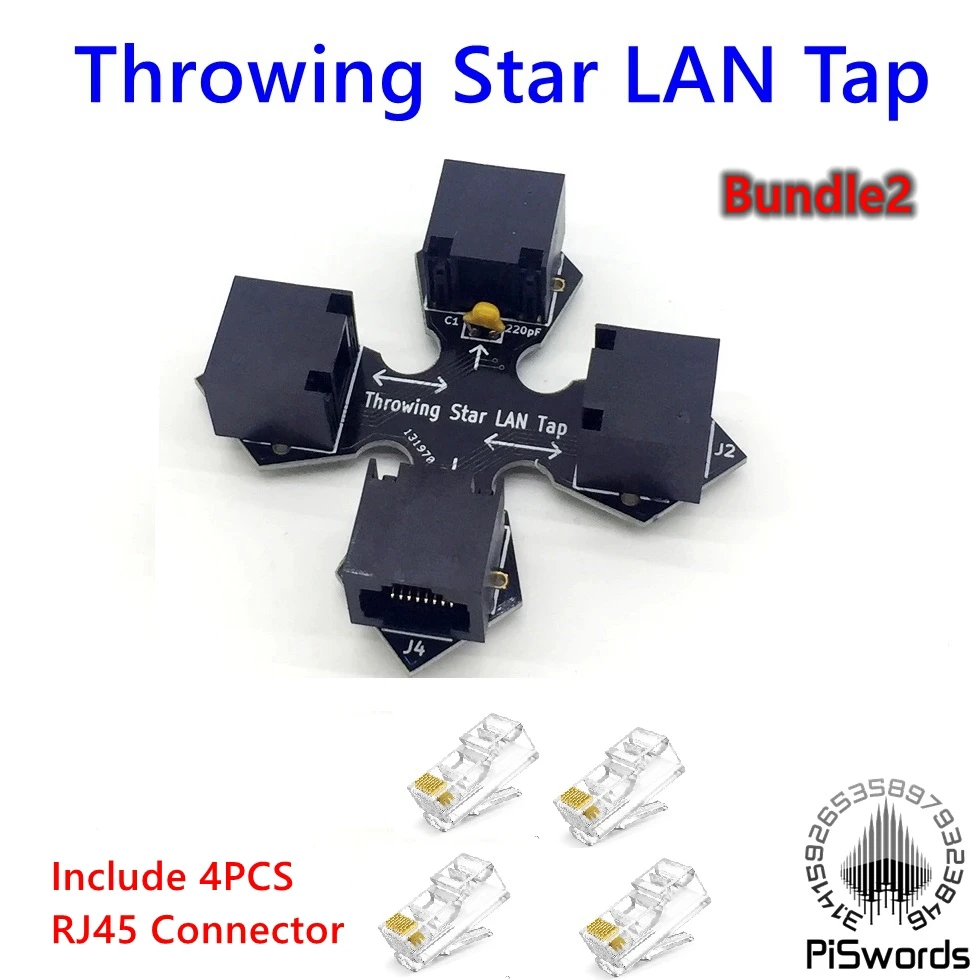 Пассивный Ethernet tap throwing Star LAN Tap Network Packet Capture Mod Реплика мониторинга связи Ethernet