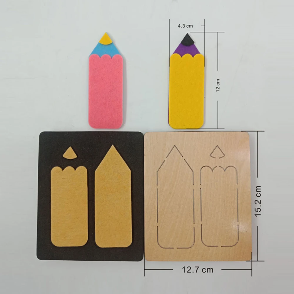 Crayon Форма деревянные трафареты для пресс-формы декоративный картон шаблон деревянная форма рельефная тарелка ручной работы для скрапбукинга