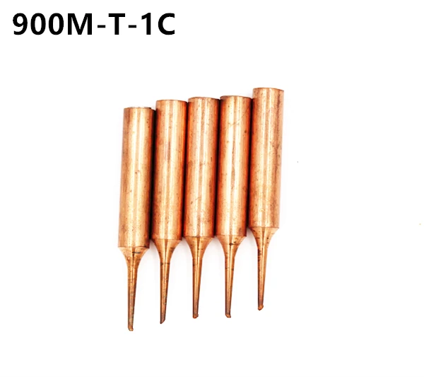 5 шт./лот 900M-T-1C красный Чистый медный припой для Hakko 936 FX-888D Saike 909D 852D+ 952D диамагнитный DIY 2C 3C 4C K B I SK IS