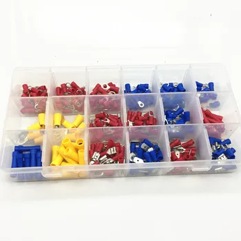 

300pcs /1set Electrical Wire Crimp Terminals Kit Insulated Terminator Spade Butt Connectors Assorted terminales Set