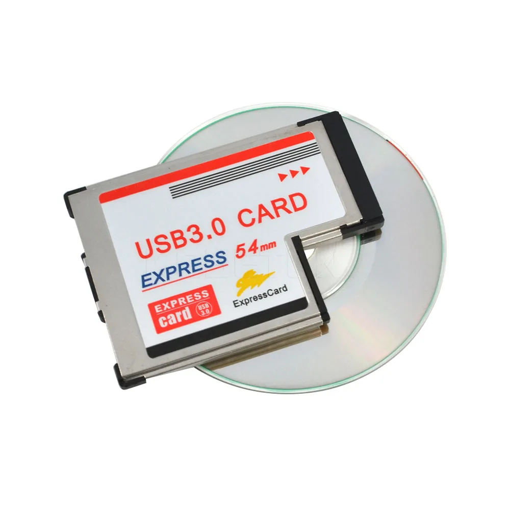 Kebidumei новая экспресс-карта 54 мм к USB 3,0 карта 2 порта Expresscard PCI-E к usb-адаптер