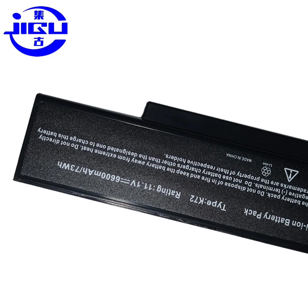 JIGU Новый 6600 мАч аккумулятор для ноутбука Asus A72 K72 K73 N71 N73 X77 серии 9 ячеек|laptop