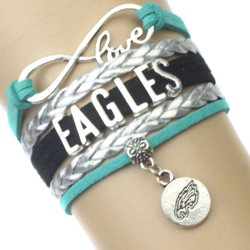Philadelphia eagles charm bracelet Clearance