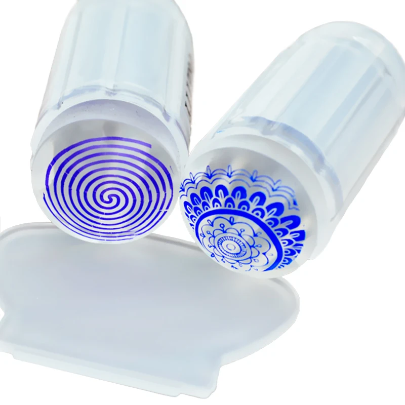 Buy 1 set Clear Jelly Stamper Nail Art Stamper Crystal