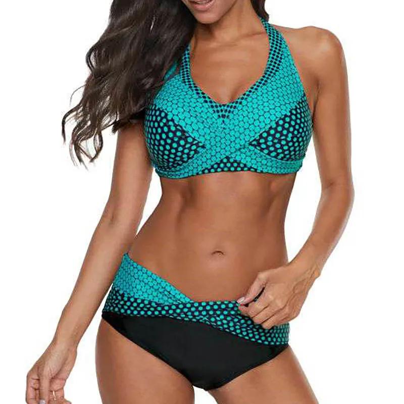 

Newly Women Split Push Up Dotted with Briefs for Summer VK-ING