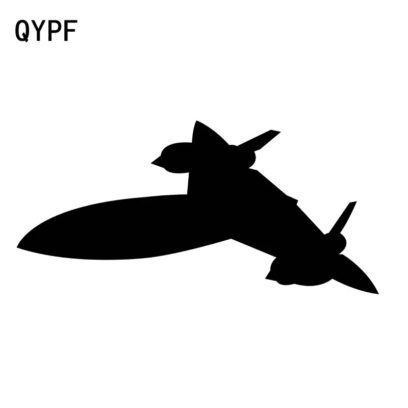 

QYPF 17.8cm*8.6cm Unique Design Of A Smple Aircraft Model Surprise Vinyl Car Sticker Lifelike Novelty Decal C18-0660