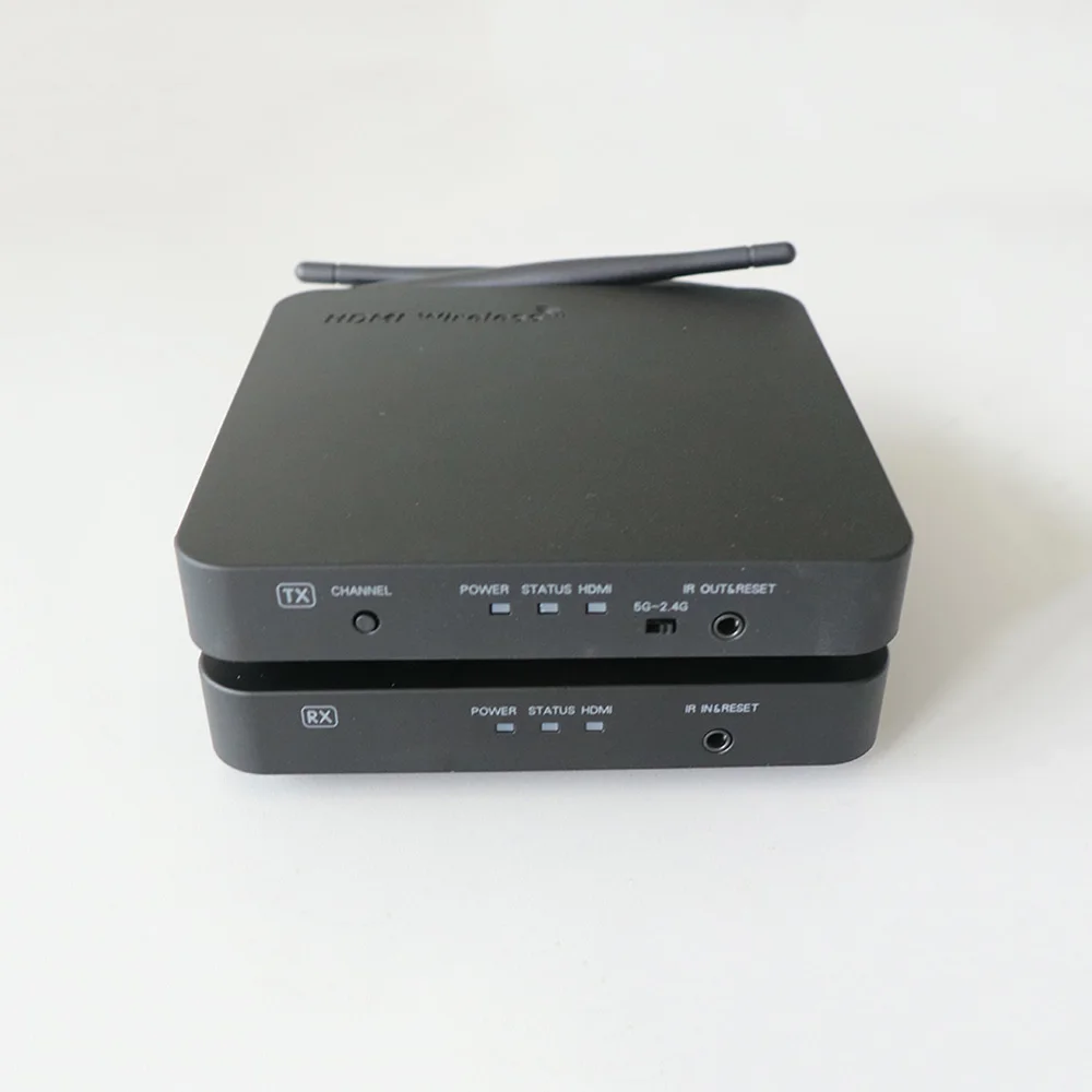 HDMI беспроводной удлинитель 100 м 2 4 ГГц и 5 1080P комплект приемника передатчика TCP/IP