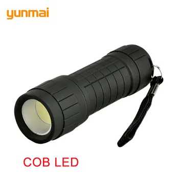 Small COB LED Flashlight Portable Powerful Mini Torch Camping Handy Searchlight Waterproof Lantern Lamp COB Light LED Spotlight portable mini cob led flashlight keychain handy light lamp carabiner camping outdoor torch
