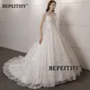 Vintage Lace Wedding Dress Court Train With Beading Top Vestidos De Novia Vintage Ball Gown Wedding Gowns 2022 Hot Sales ► Photo 3/6