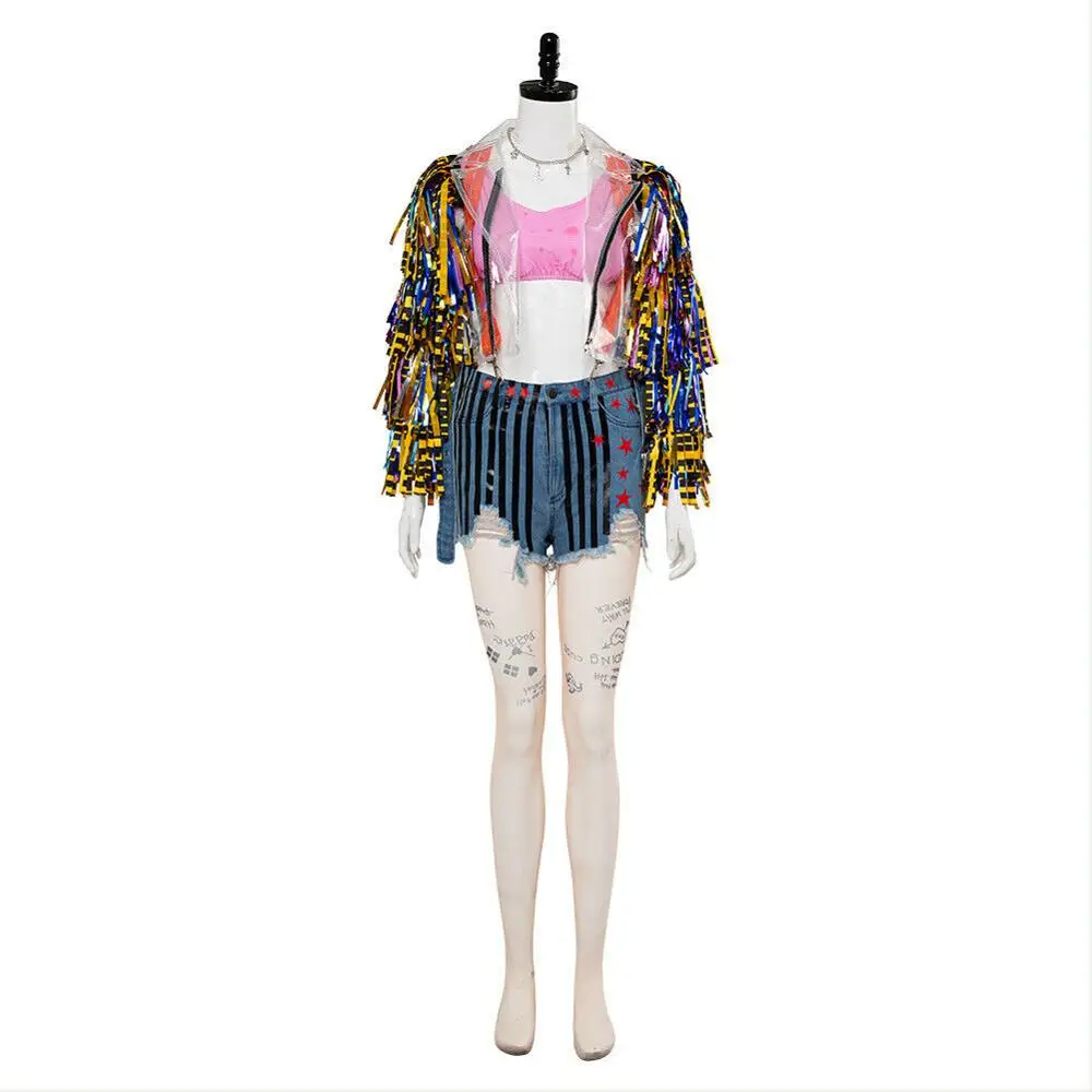 

Birds of Prey the Fantabulous Emancipation of One Harley Quinn Cosplay Costume Women Halloween Cosplay Full Set