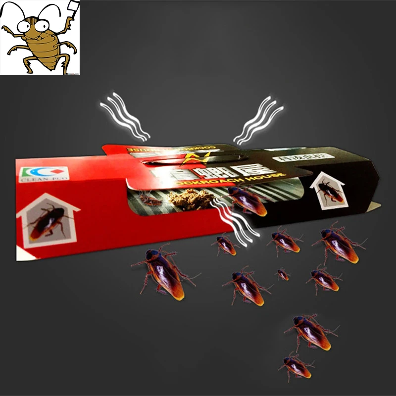 10-PCS-Lot-Cockroach-House-Killer-Animal-Insect-net-Bait-reject-Catcher-pest-repeller-roach-black