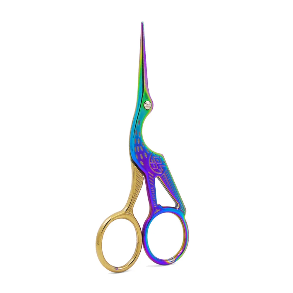 

1 Pcs 11.5cm Vintage Scissors Heron Pattern Needlework Embroidery Stainless Steel Tailor's Scissor Thread Trimmer Sewing Tools,Q