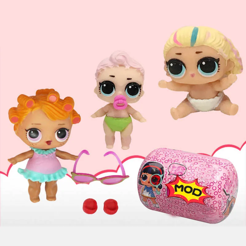 

1 pcs LoL capsule Doll Unpacking High-quality Dolls Baby Tear Open Color Change Egg Doll LoL Action Figure Toys Kids Gift