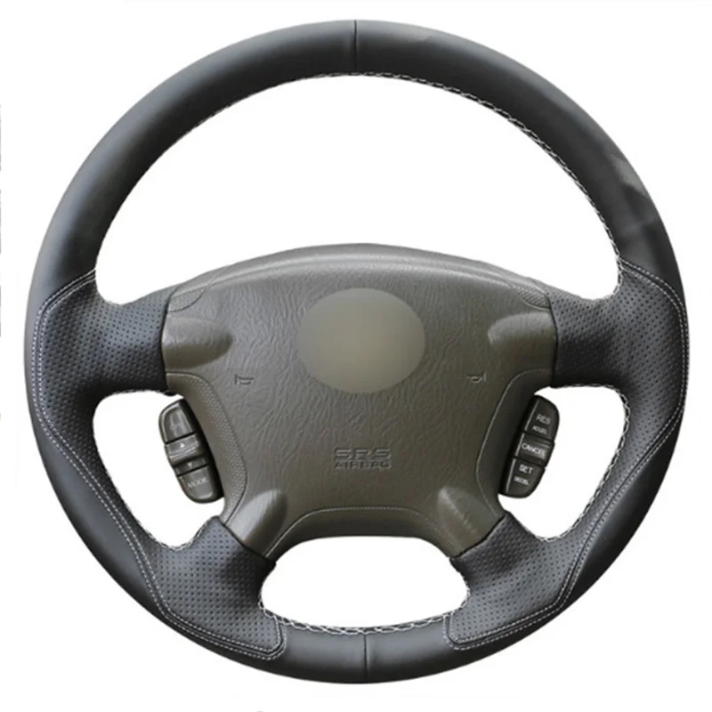 

Чехол для руля, кожаный, прошитый вручную, для Honda CRV CR-V 2003-06