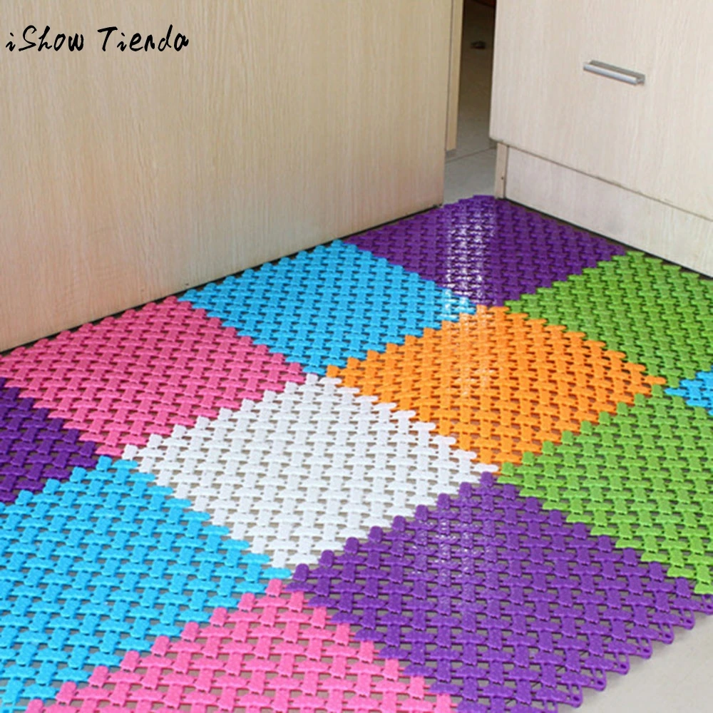 

tapete para banheiro doormat bathroom carpet mat DIY Carpet Candy Color Plastic Bath Mat Easy Massage tapetes de cozinha capacho