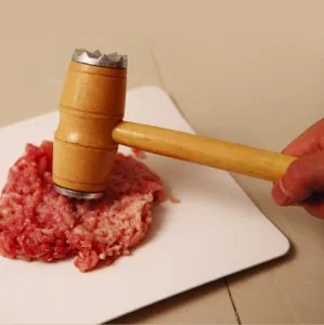 Молоток для мяса с деревянной ручкой 24 см