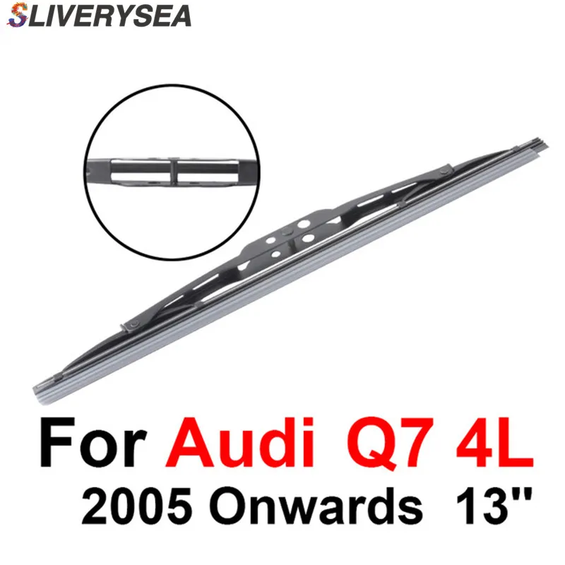 SLIVERYSEA Rear Windscreen Wiper No Arm For Audi Q7 4L 2005 Onwards 13