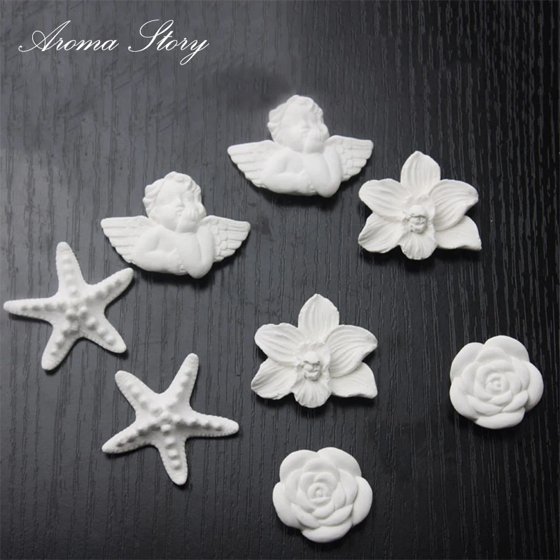 

10pcs/lot Ceramic Aromatherapy Air Freshener Home Decor Aroma Diffuser Mist Maker Diffuser for Home Office Car Free Shipping