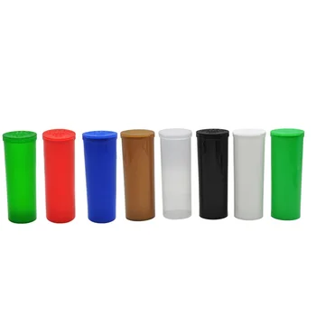 

5pcs Large 60 Dram Squeeze Pop Top Bottles - Vial Medical Herb Pill Box Container Airtight Herb/Spice Storage Case.Color Random