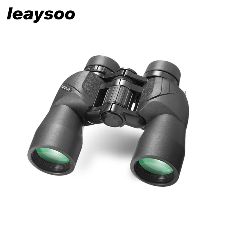 LEAYSOO 10x42 Binocular BAK4 FMC Coating profession For Adult Waterproof night vision Telescope Binocular