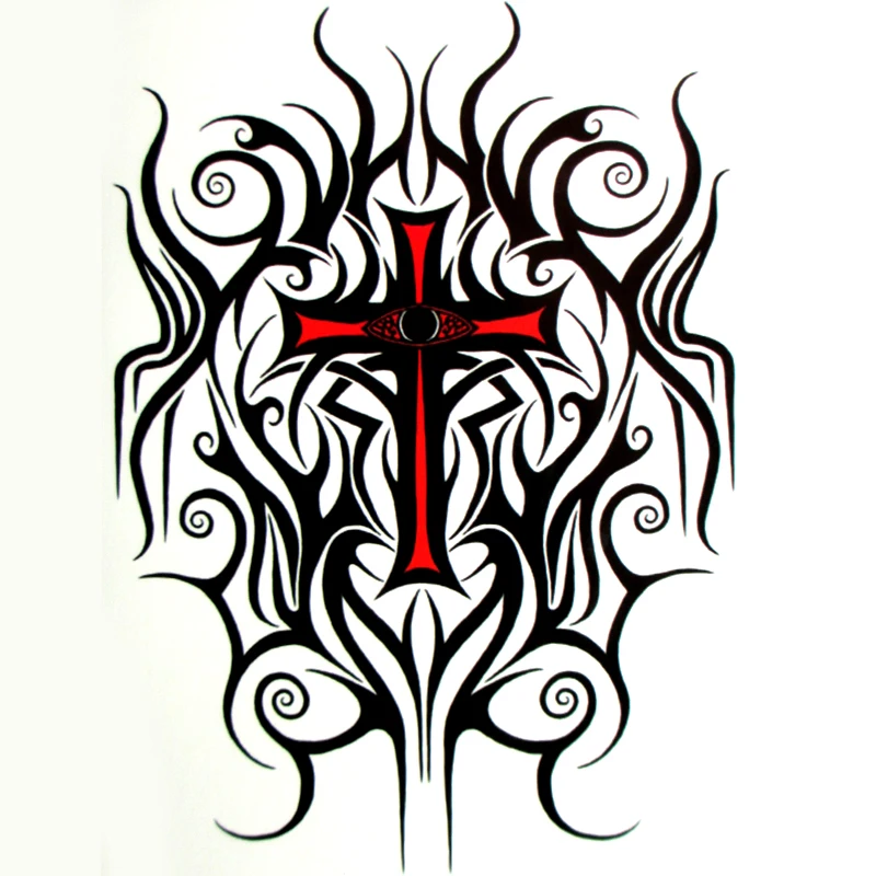 cross eyes temporary tattoo body art flash tattoo sticker cross eyes temporary tattoo body art flash tattoo sticker