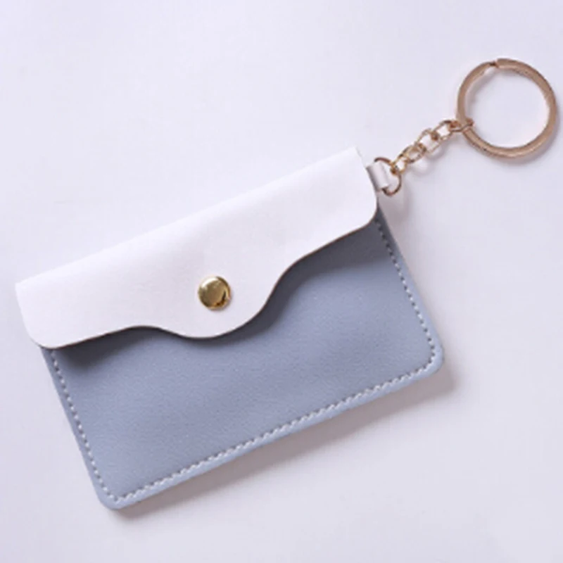 

1Pc New Candy Color Coin Purses Card Holder Purse Panelled Women Children Mini Change Wallets Card Key Money Coin Storage Bag