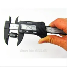Жесткий 6 дюймов 150 мм электронной цифровой суппорт ЖК-дисплей Пластик штангенциркуль микрометр датчик