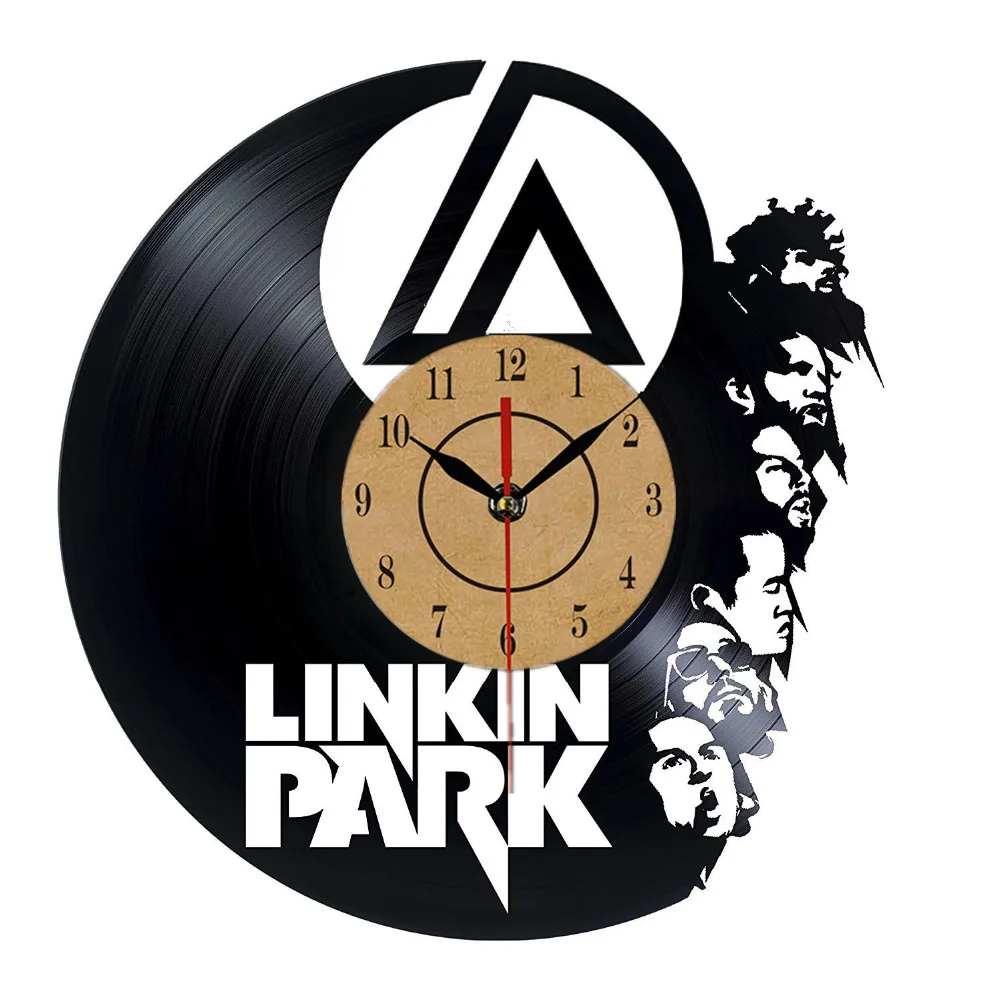 Linkin Park Виниловая пластинка настенные часы-получить уникальный Декор стены гаража-идеи подарка для мальчиков и девочек-рок уникальное современное искусство