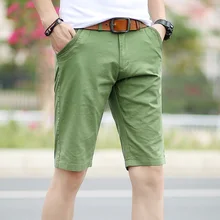 Красивые новые летние однотонные повседневные шорты Homme прямые тонкие бермуды Masculina на молнии Панталоны с мухами Cortos Hombre Deporte 28-41