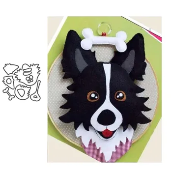 

Animal dog 2 metal cutting dies Scrapbooking album paper craft handmade card stencil art cutter