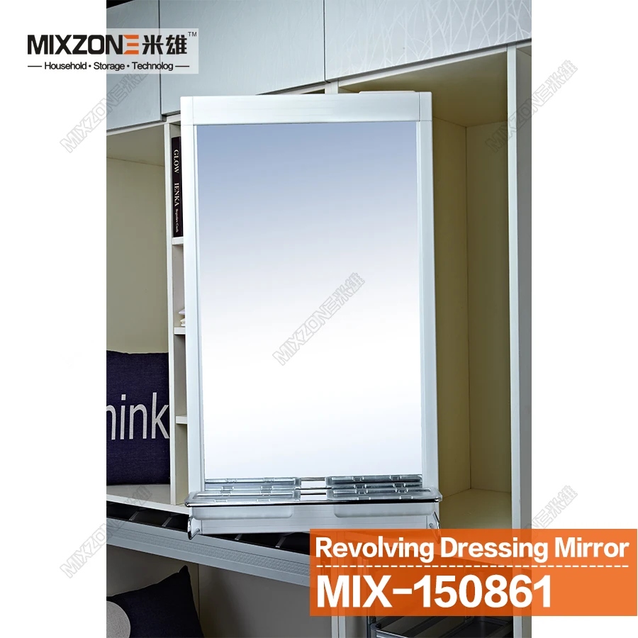 Mirror Wardrobe Revolving Pull And Push Multi Function Dressing