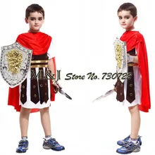 Древний костюм панцири солдат дети Римский Уиттон косплей костюм карнавальный на Хэллоуин костюмы
