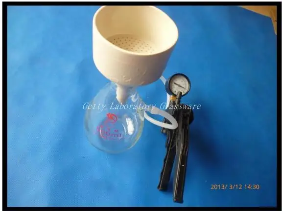 250ml Buchner Funnel Apparatus, Filting Funnel Kit, with hand vacuum